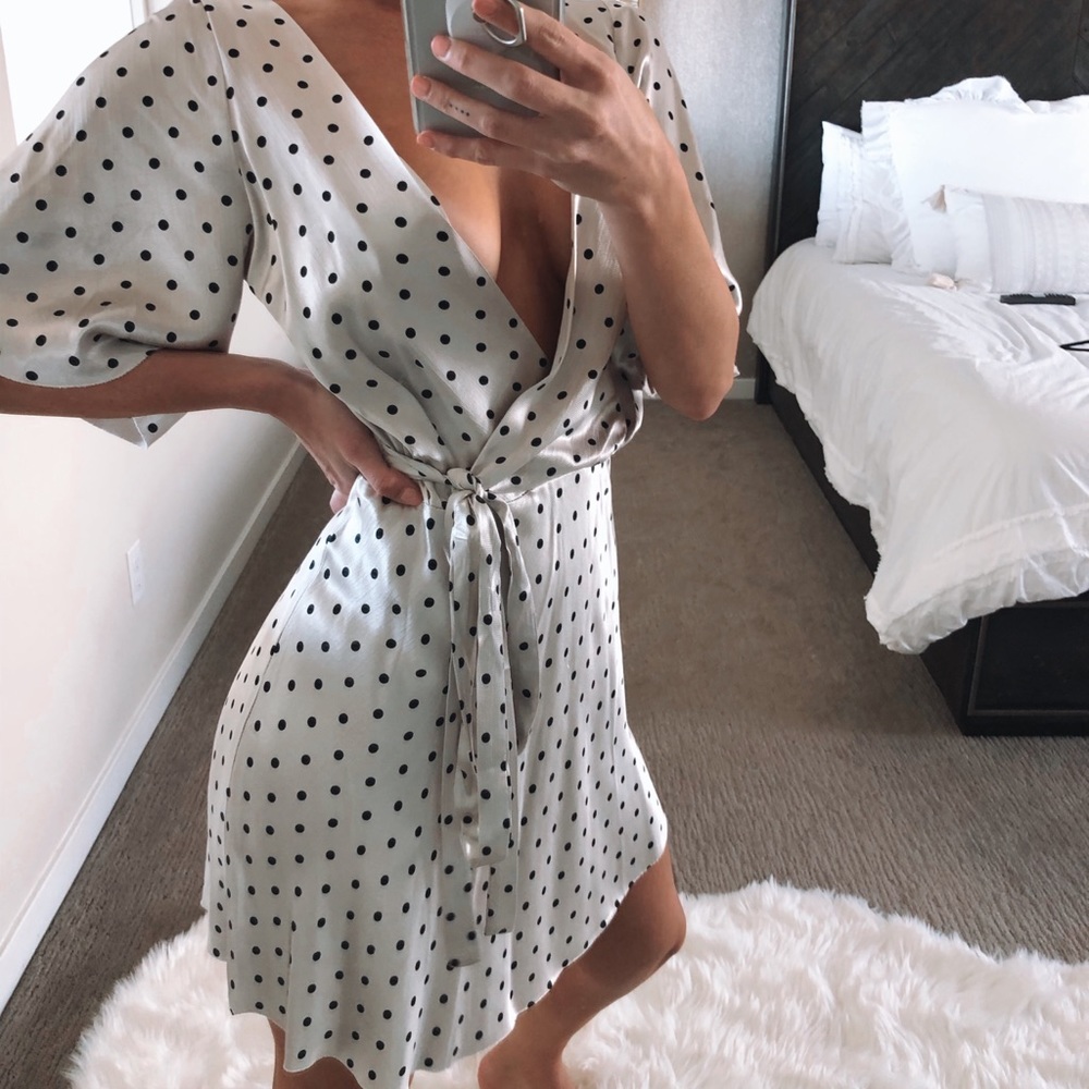 Bec & Bridge polka dot dress